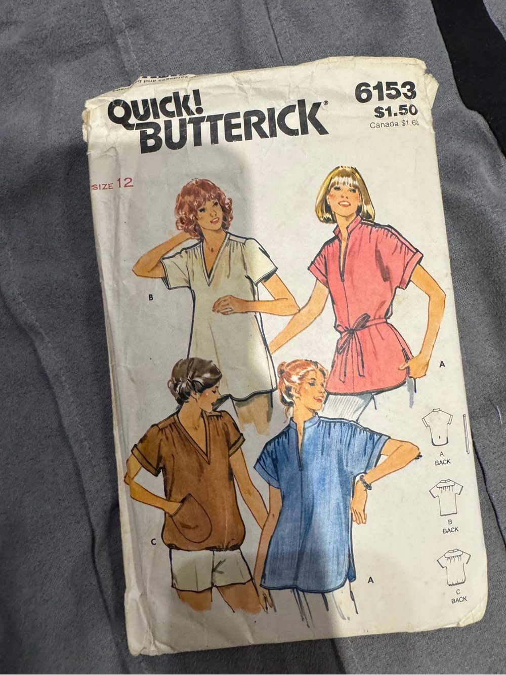 Butterick! Top sewing pattern